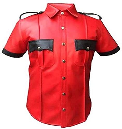Red - Sheep Leather