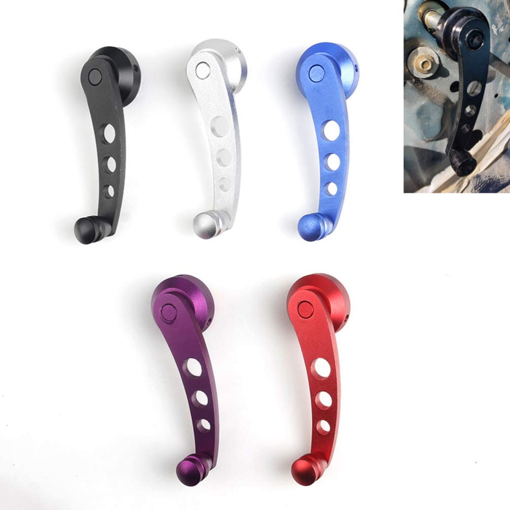 Universal Aluminum Car Window Crank Handle Kit - Hand Crank Opener for RV, Truck & Auto Door Windows - Durable Blue Winders & Accessories for Smooth Operation