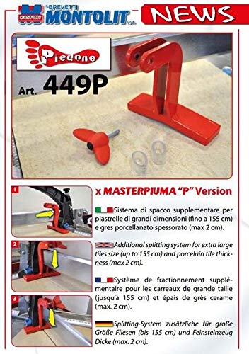 MONTOLIT PIEDONE Extra Large Splitting System - Premium Tile Cutting Accessory for Professional Installers | Perfect for Large Format Porcelain and Ceramic Tiles