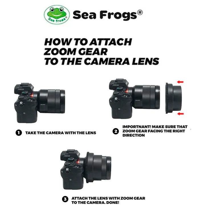 Focus Gear for Sony FE 90mm F2.8 Macro G OSS Lens - Professional Macro Photography Accessory for Close-Up Shots, Product Photography & Nature Shooting