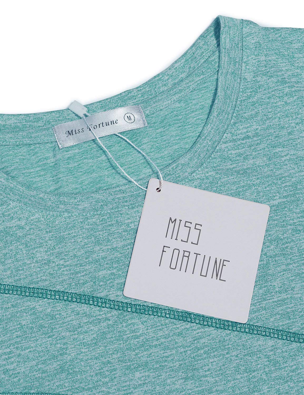 Miss Fortune Women's Workout Tops - Moisture Wicking Active Shirts for Yoga, Running, Hiking & Gym | Breathable Fitness Apparel for Women | Perfect for Yoga Classes, Trail Running & Cardio Workouts
