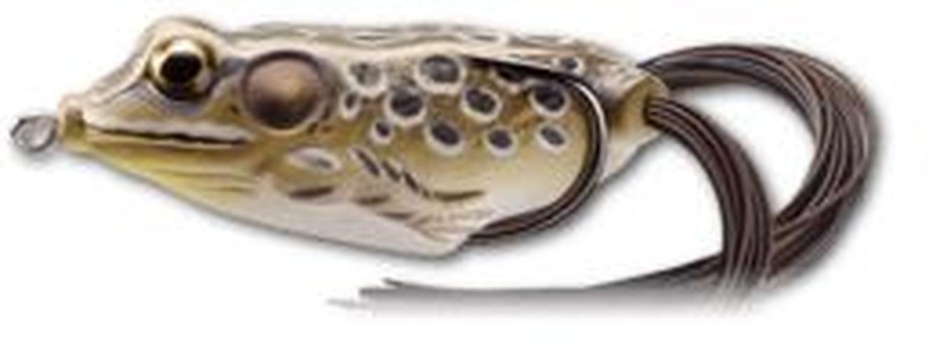 Live Target Hollow Body Frogs - Topwater Bass Fishing Lure for Freshwater & Saltwater - Realistic Frog Bait for Weedless Fishing in Ponds, Lakes, and Rivers