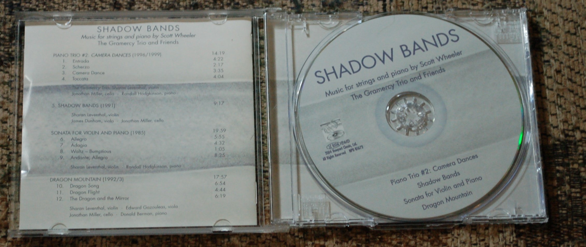 Shadow Bands: Scott Wheeler's String & Piano Music Collection | Perfect for Classical Music Lovers, Concert Performances & Relaxing Evenings