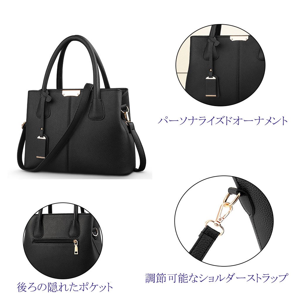 Stylish Women's Leather Satchel Handbag - Elegant Tote Purse with Adjustable Shoulder Strap for Work, Travel & Everyday Use