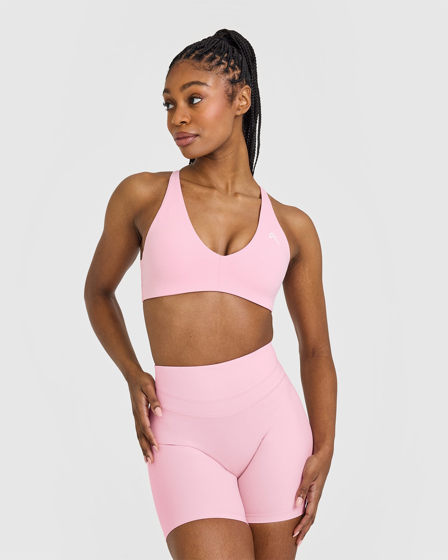 Seamless Wireless Micro Bralette - Petal Pink | Comfortable Soft Support for Yoga, Lounge & Everyday Wear