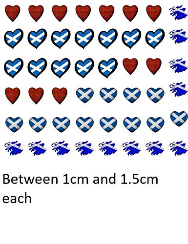 Premium Scotland Nail Art Decals - Celtic Design Stickers for DIY Manicure - Perfect for St. Patrick's Day, Scottish Weddings & Festival Nail Decorations