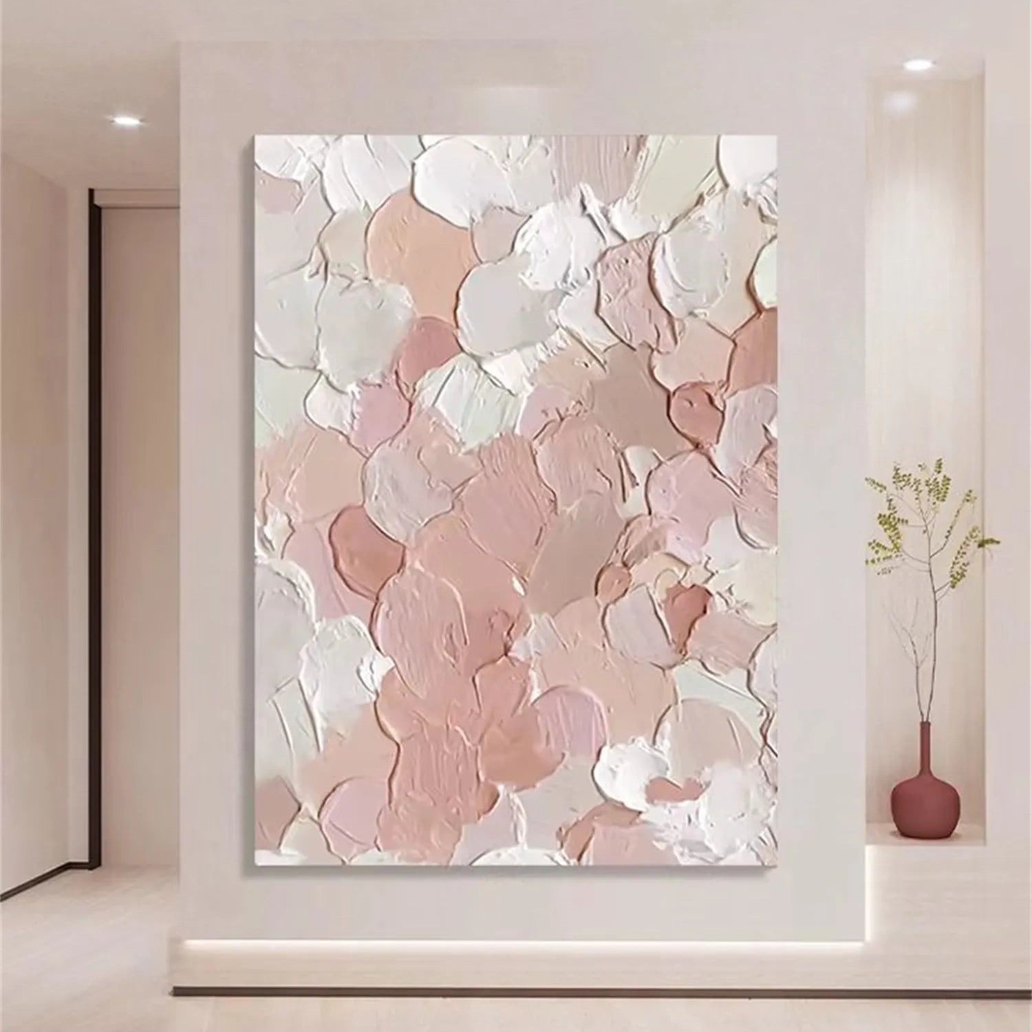 Abstract Painting #AB 148 - Modern Wall Art for Living Room, Bedroom & Office Decor | Large Canvas Artwork for Home & Office