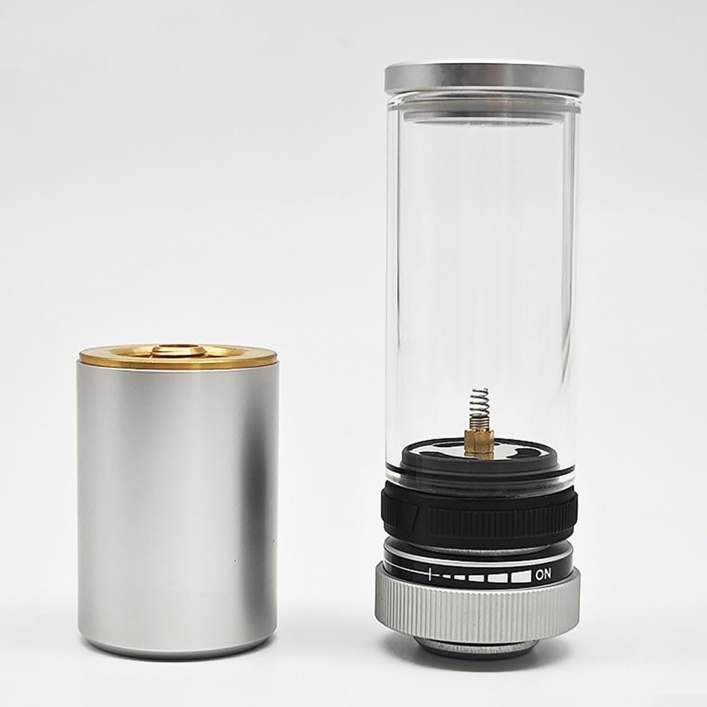 Portable Outdoor Gas Lantern - Glass Mantle Camping Light with Gas Box for Hiking, Fishing, Backpacking & Tent Use - Black (Ideal for Camping Trips, Emergency Lighting & Outdoor Adventures)