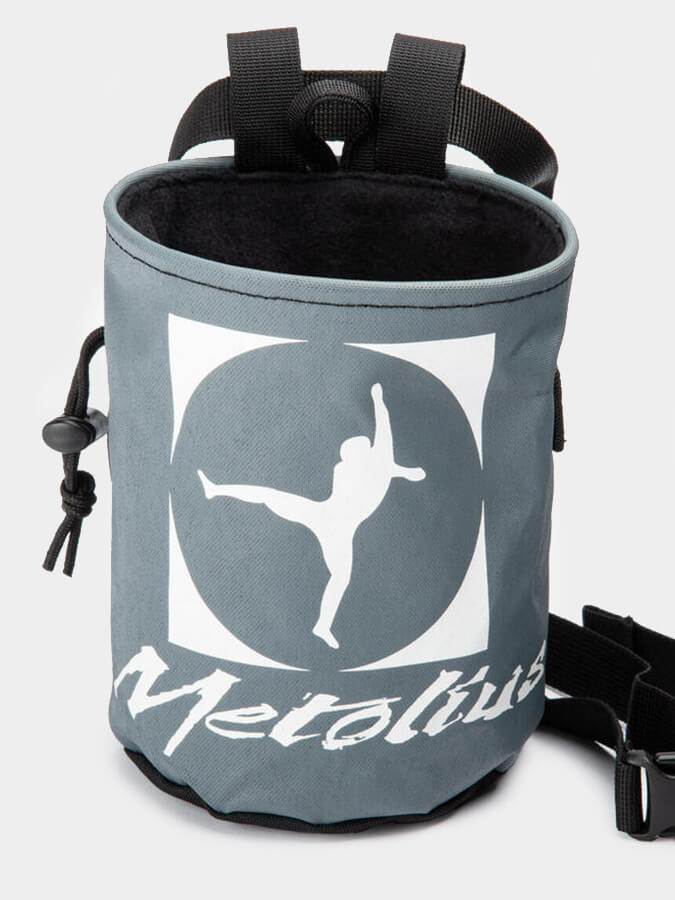 Metolius Cross Clipper Chalk Bag for Rock Climbing & Bouldering - Lightweight & Durable Chalk Holder for Gym Training & Outdoor Adventures