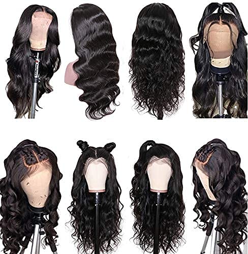 13x4 Lace Front Human Hair Wigs 30 Inch Pre-Plucked Body Wave Remy Hair Wigs for Black Women - Natural Look for Daily Wear, Parties & Special Occasions