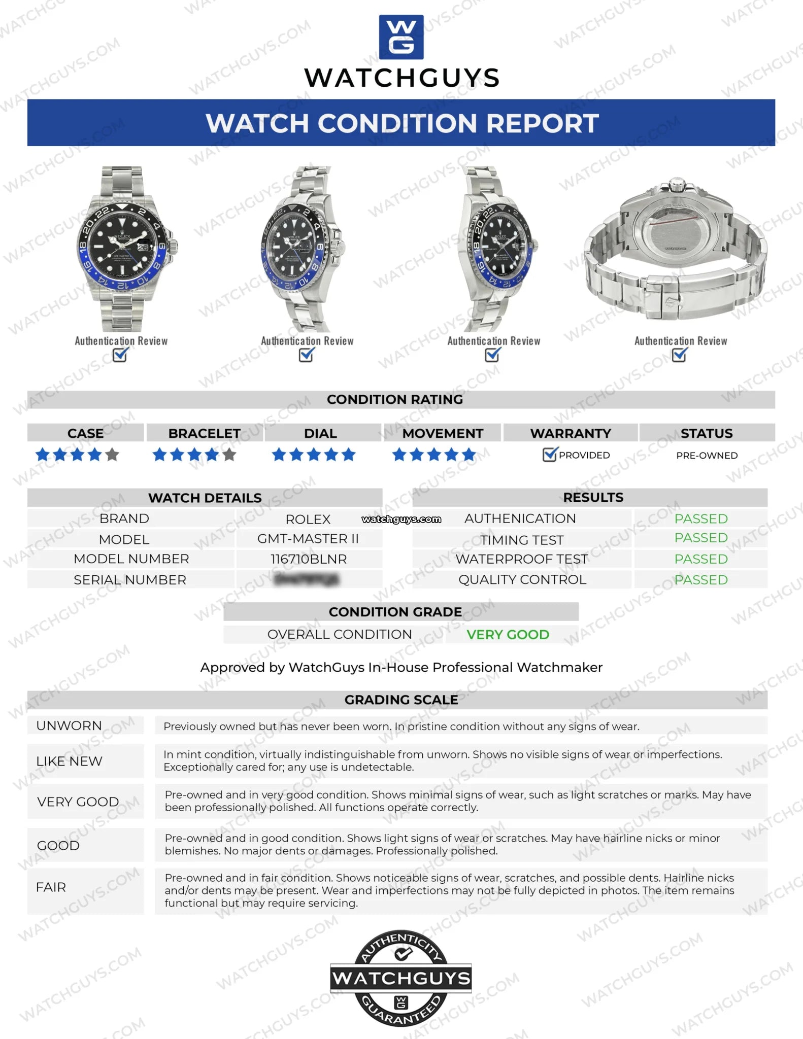 Rolex GMT Master II 116710BLNR Batman Watch - Luxury Swiss Automatic Men's Timepiece with Blue & Black Ceramic Bezel - Perfect for Travel, Business & Collectors
