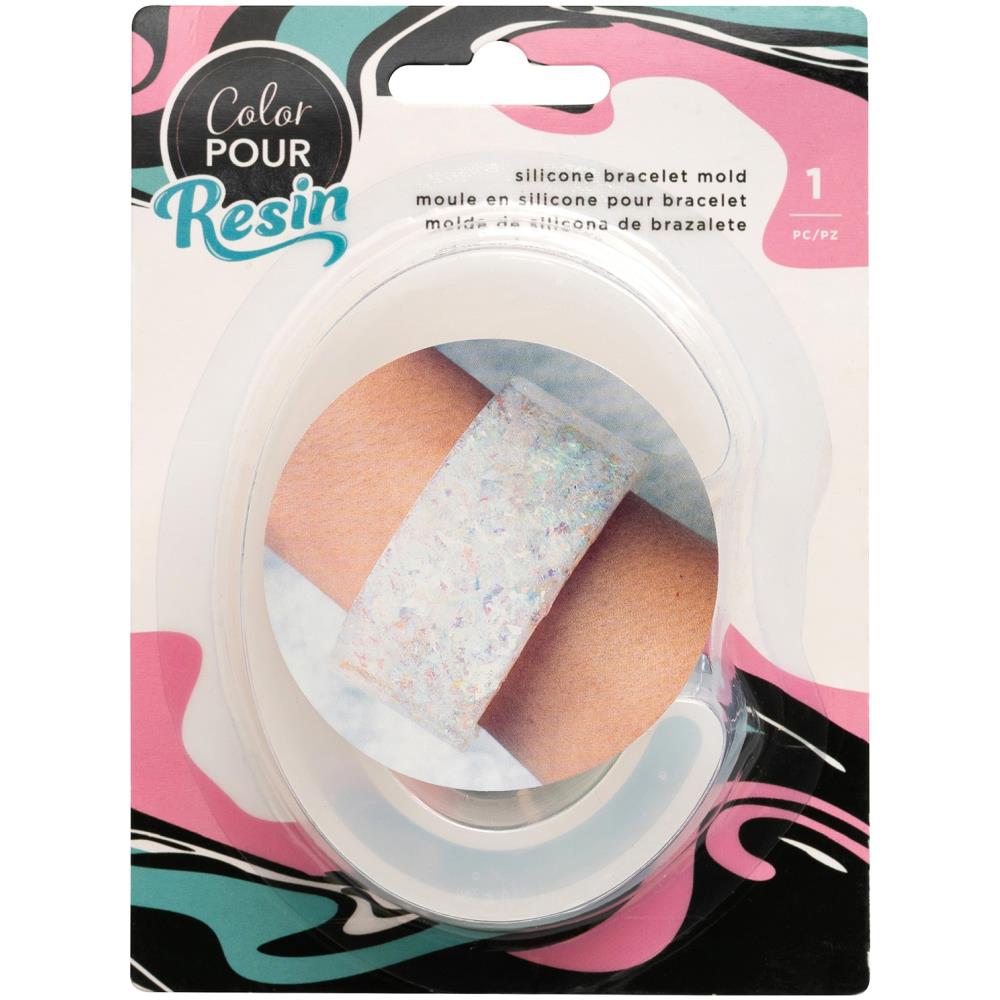 Premium Color Pour Resin Mold Cuff Bracelet - DIY Jewelry Making Kit for Women | Perfect for Crafting, Gifts & Boho Fashion Accessories