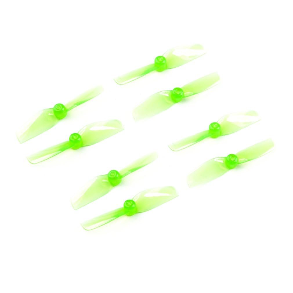 **HQPROP 40mm 2-Blade PC Micro Whoop Propeller for Happymodel Tiny Whoop Drones - Compatible with Moblite7, FPV Racing, Freestyle (4 Pairs/8 Pieces) - Durable & Lightweight for Indoor and Outdoor Flying**