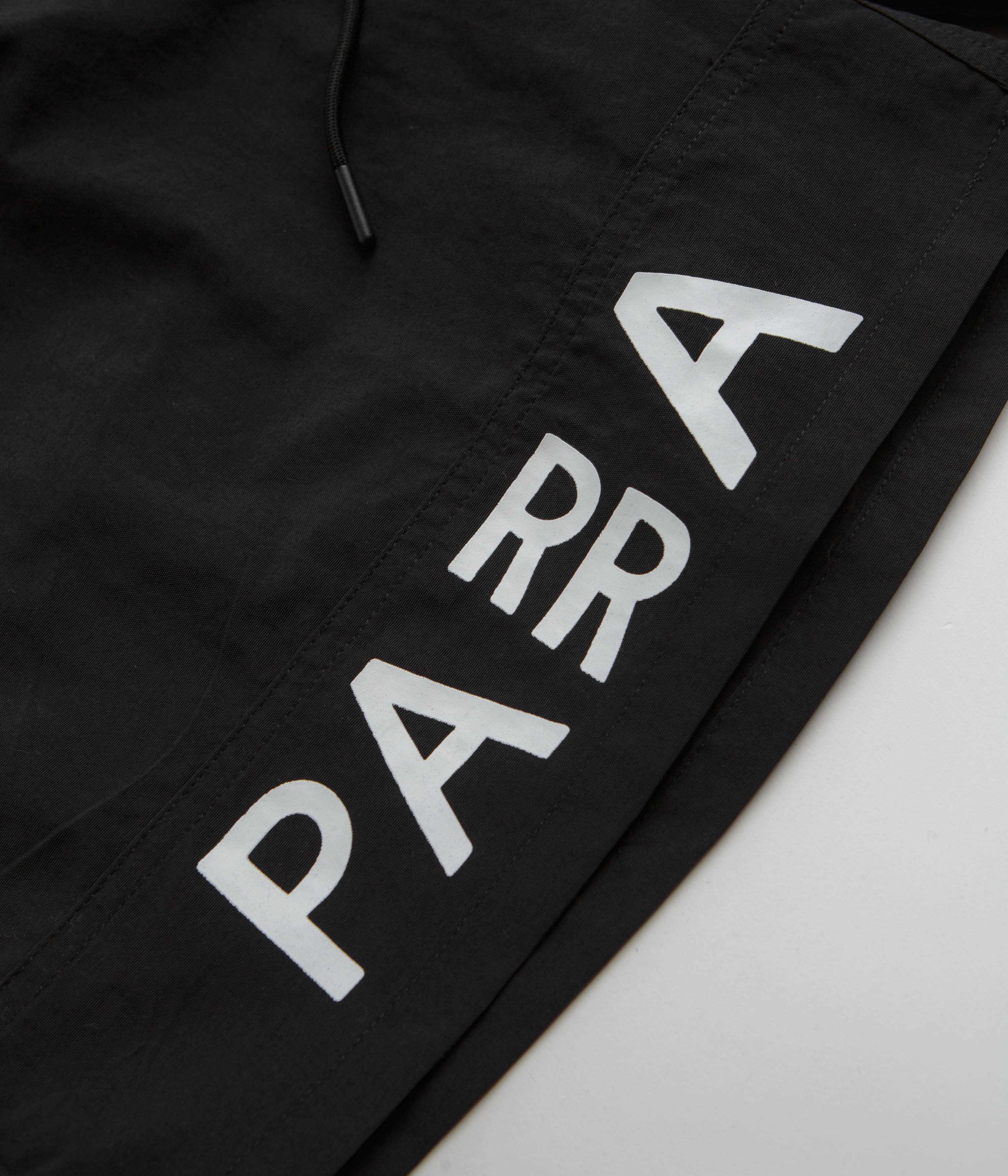 Parra No Vision Swim Shorts for Men - Black Quick-Dry Beach Swim Trunks for Swimming, Surfing, and Summer Vacation