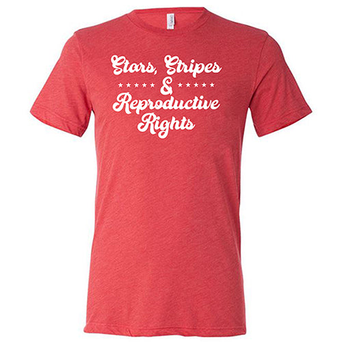 Stars Stripes & Reproductive Rights Unisex T-Shirt - Feminist Apparel for Protests, Rallies & Everyday Wear