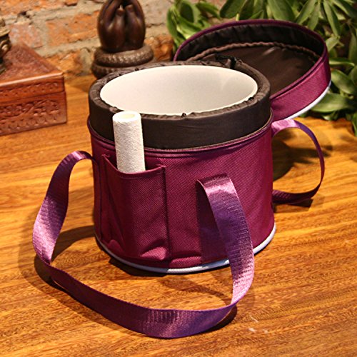8 Inch Frosted Quartz Crystal Singing Bowl - Note B with Carrying Case | Meditation, Sound Healing & Yoga Accessory for Relaxation & Stress Relief