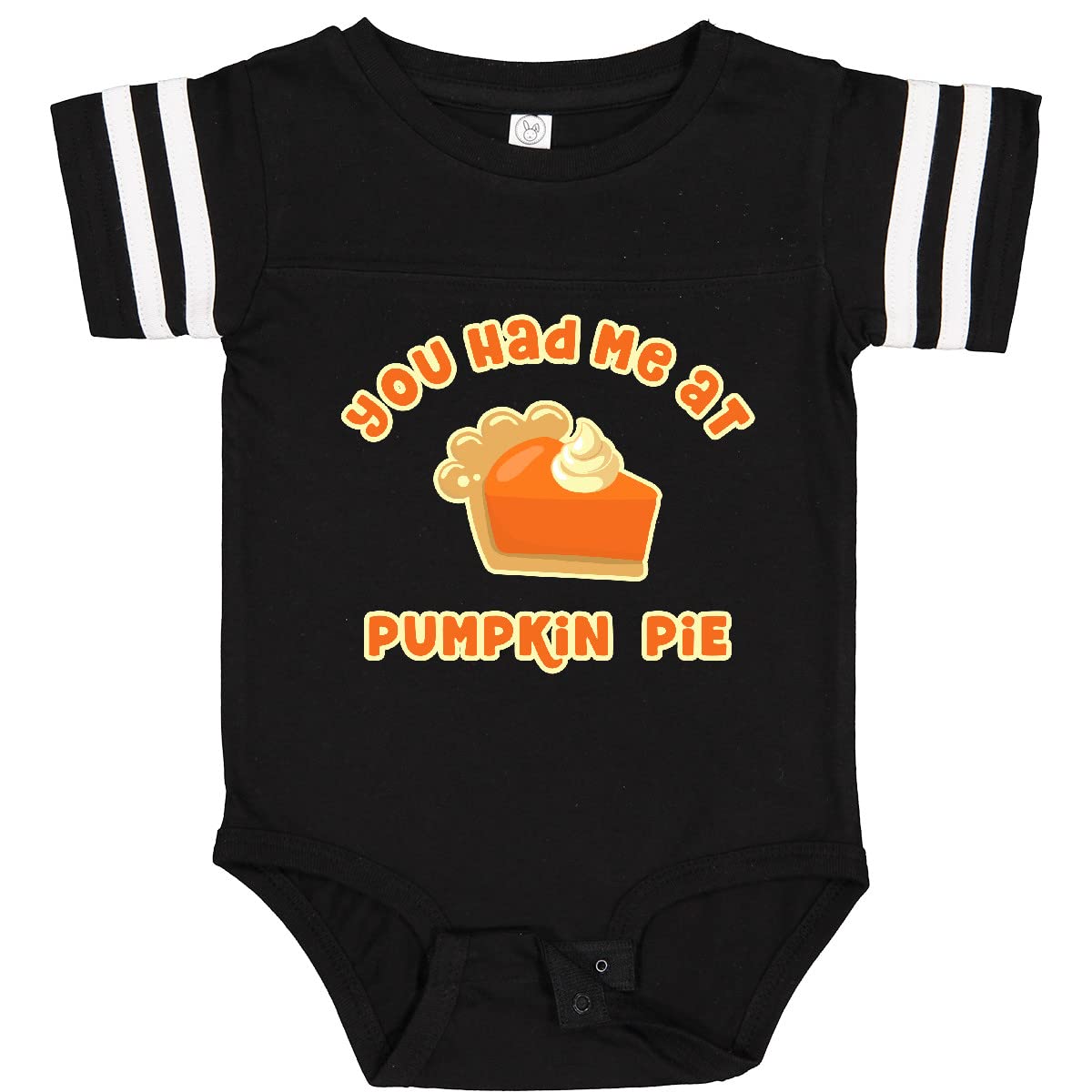 Inktastic Had Me at Pumpkin Pie Baby Bodysuit - Cute Thanksgiving Outfit for Infants & Toddlers - Perfect for Family Photos, Holiday Parties & Fall Celebrations
