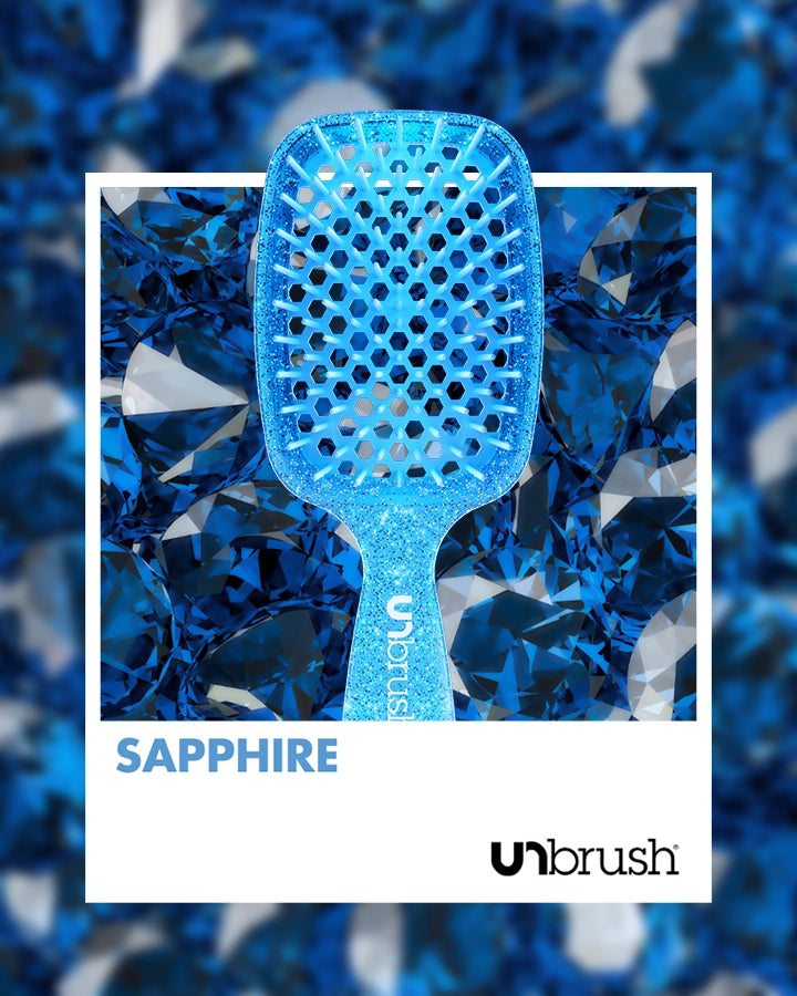 UNbrush Detangling Hair Brush for Wet & Dry Hair - Tangle-Free Styling with Soft Bristles - Perfect for Curly, Straight & Thick Hair - Home & Travel Use
