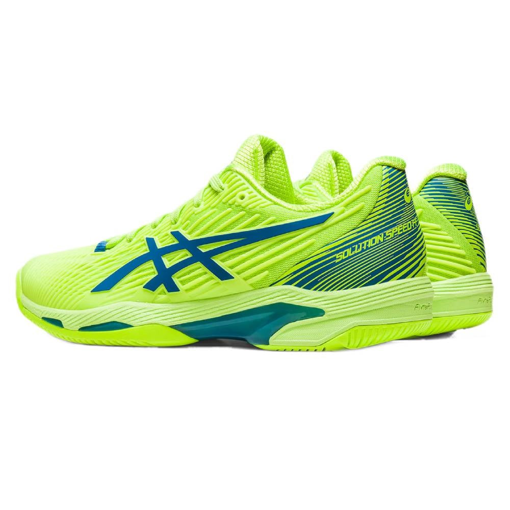 ASICS Solution Speed FF 2 Women's Tennis Shoes - Lightweight Performance Court Shoes for Women in Green/Blue | Ideal for Competitive Tennis Matches & Training Sessions