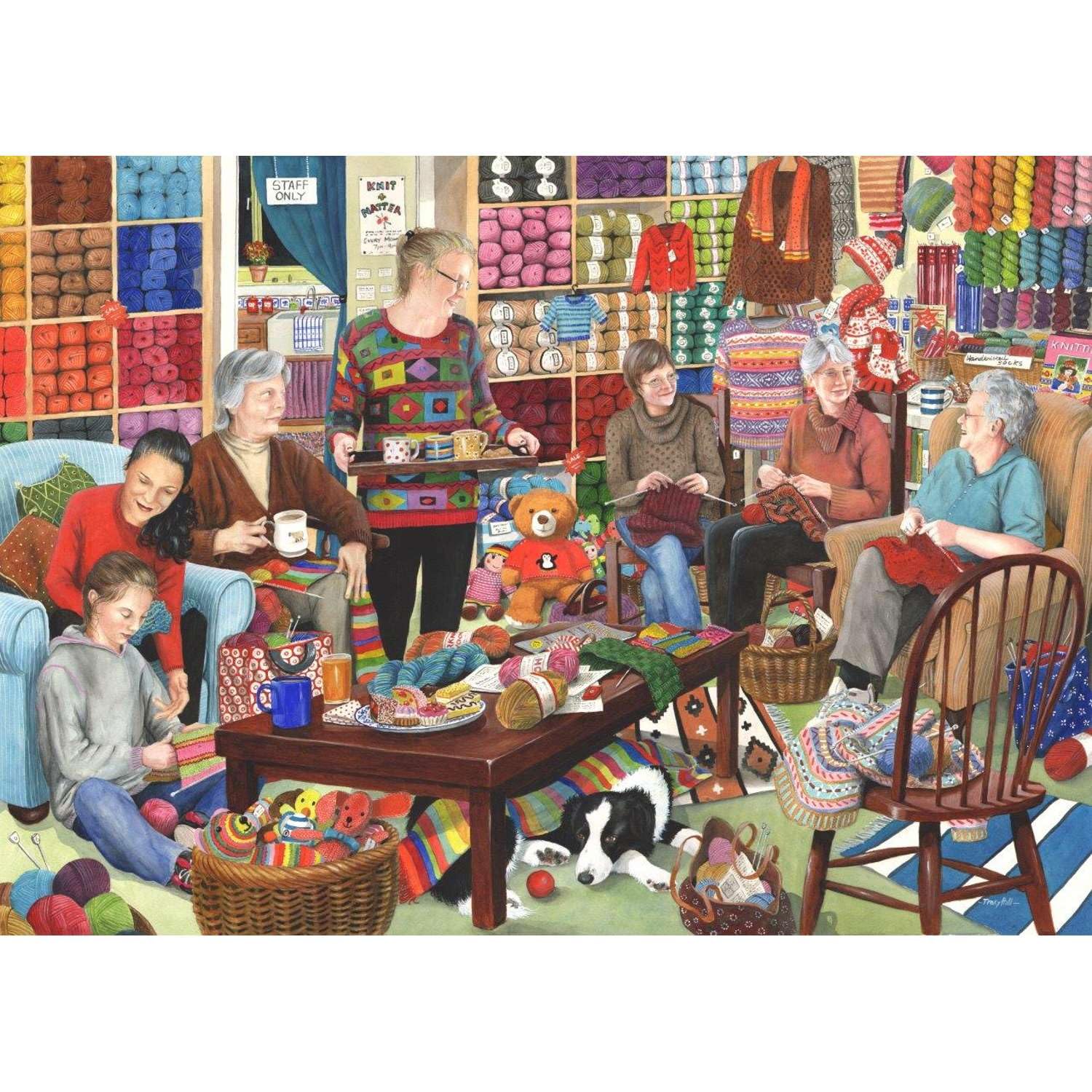 Premium 1000-Piece Jigsaw Puzzle for Adults - The House of Puzzles 5060002003220 - Challenging Art Puzzle for Family Game Night & Stress Relief