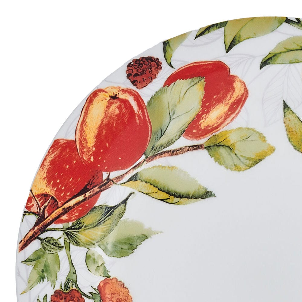 Orchard 12-Piece Dinnerware Set - Porcelain Plates, Bowls & Mugs for 4 People - Elegant Tableware for Everyday Dining, Dinner Parties & Family Gatherings