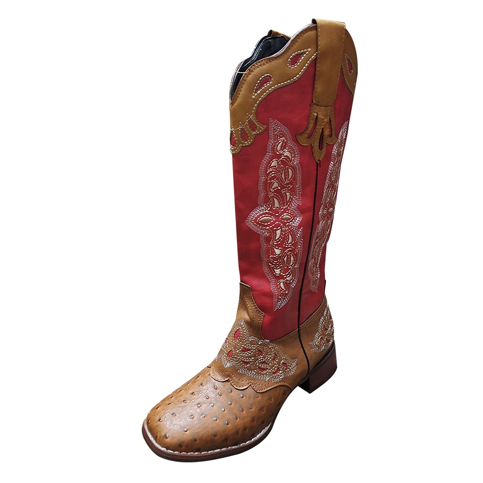 Women's Black Cowboy Boots - Stylish Pointed Toe Western Boots for Country Rides, Rodeos & Night Out