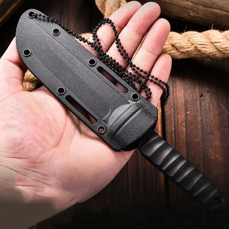 Best Outdoor Survival Knife - High Carbon Steel Camping Knife for Hiking, Hunting & Bushcraft | Portable Tactical Knife for Emergency & Wilderness Adventures