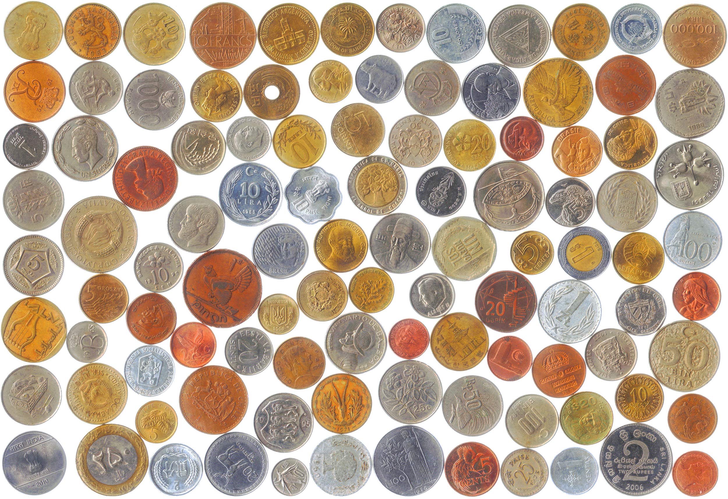 200 Rare & Unique Coins from 50 Countries - Complete World Coin Collection with Protective Storage Pouch | Perfect for Coin Collectors, Travel Souvenirs & Educational Gifts