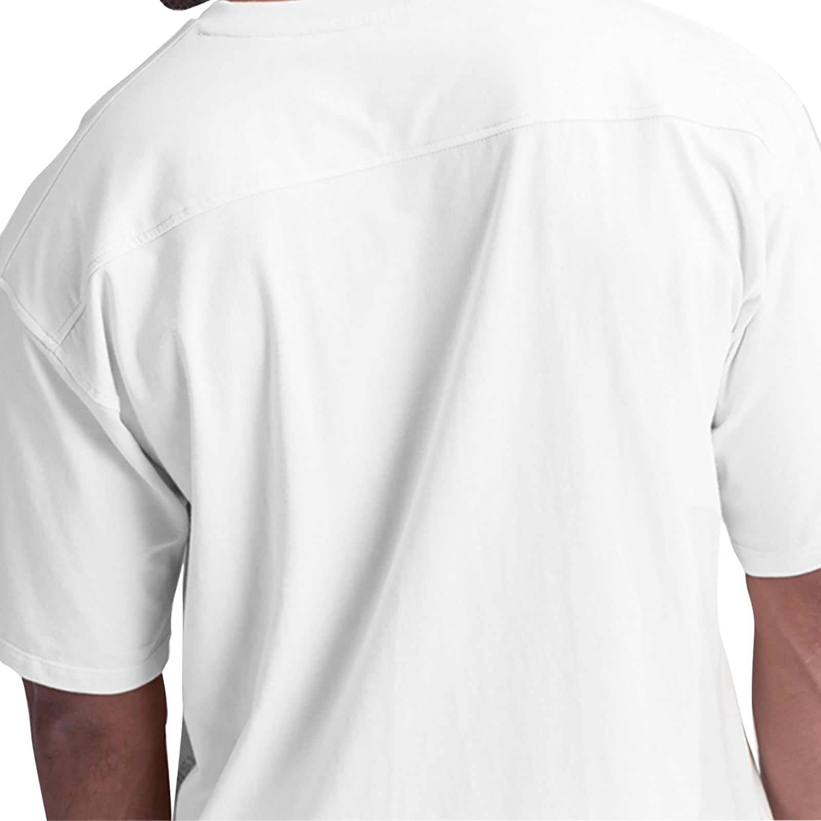 **Men's Oversized Workout T-Shirts - Lightweight Quick Dry Short Sleeve Crew Neck Athletic Tee for Gym, Running & Casual Wear**
