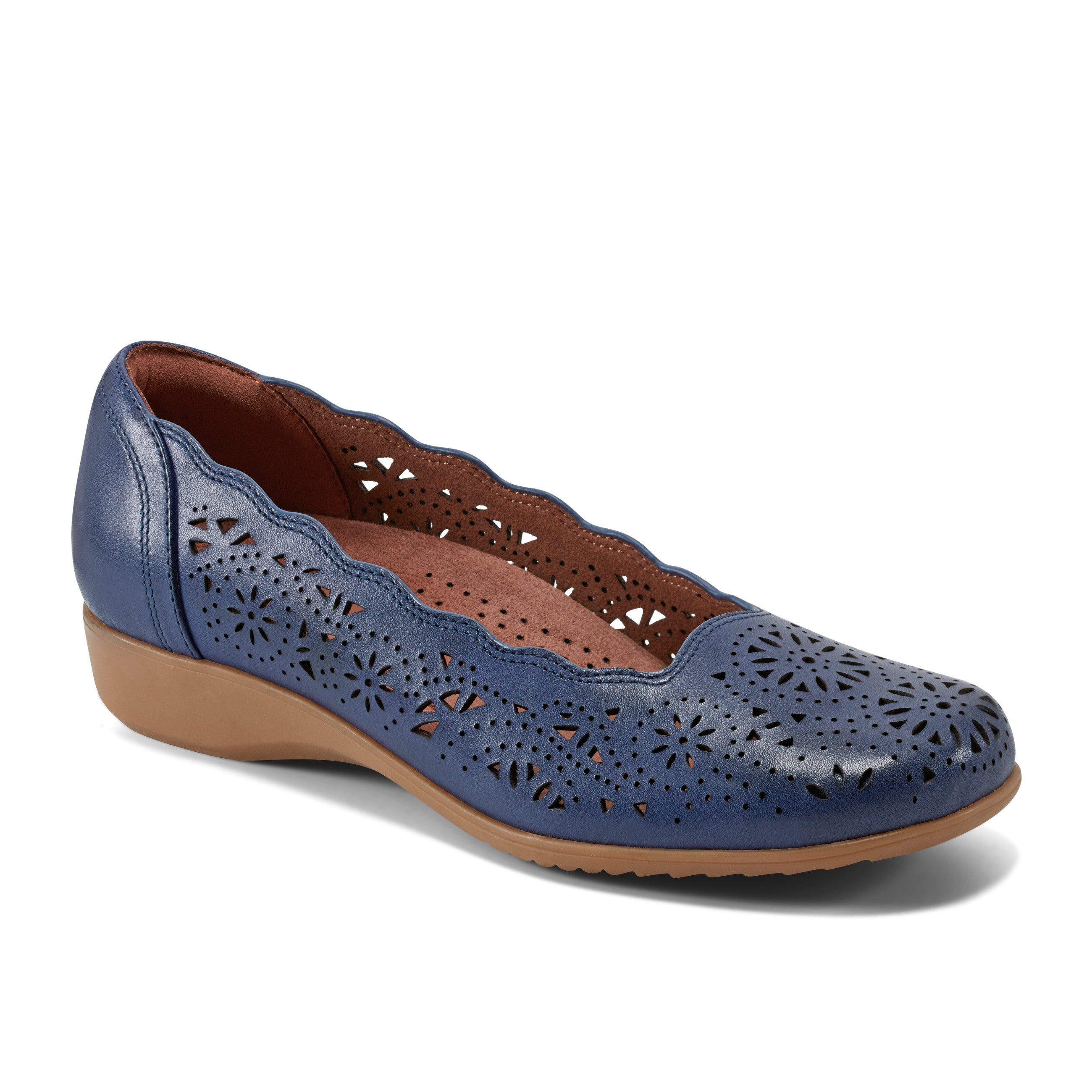 Women's Rory Comfortable Casual Ballet Flats - Slip-On Soft Leather Loafers for Everyday Wear, Office, Travel & Walking