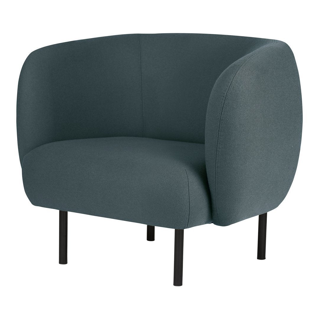 Luxury Cape Lounge Chair - Modern Accent Chair for Living Room, Bedroom & Office - Comfortable Reading Chair with Soft Cushions - Perfect for Relaxing, Napping & Home Decor