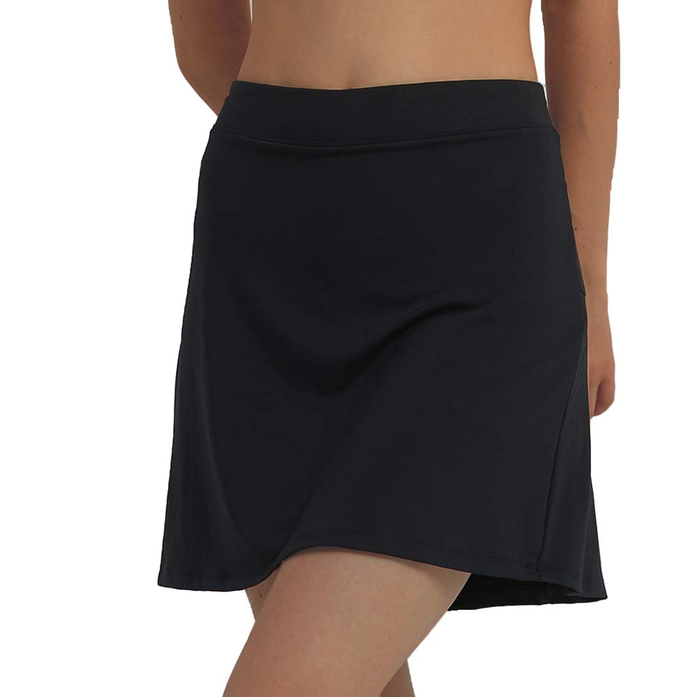 Women's Stretchy Pleated Tennis Skirt with Built-in Shorts & Pockets - Perfect for Golf, Running & Sports Activities | True to Size