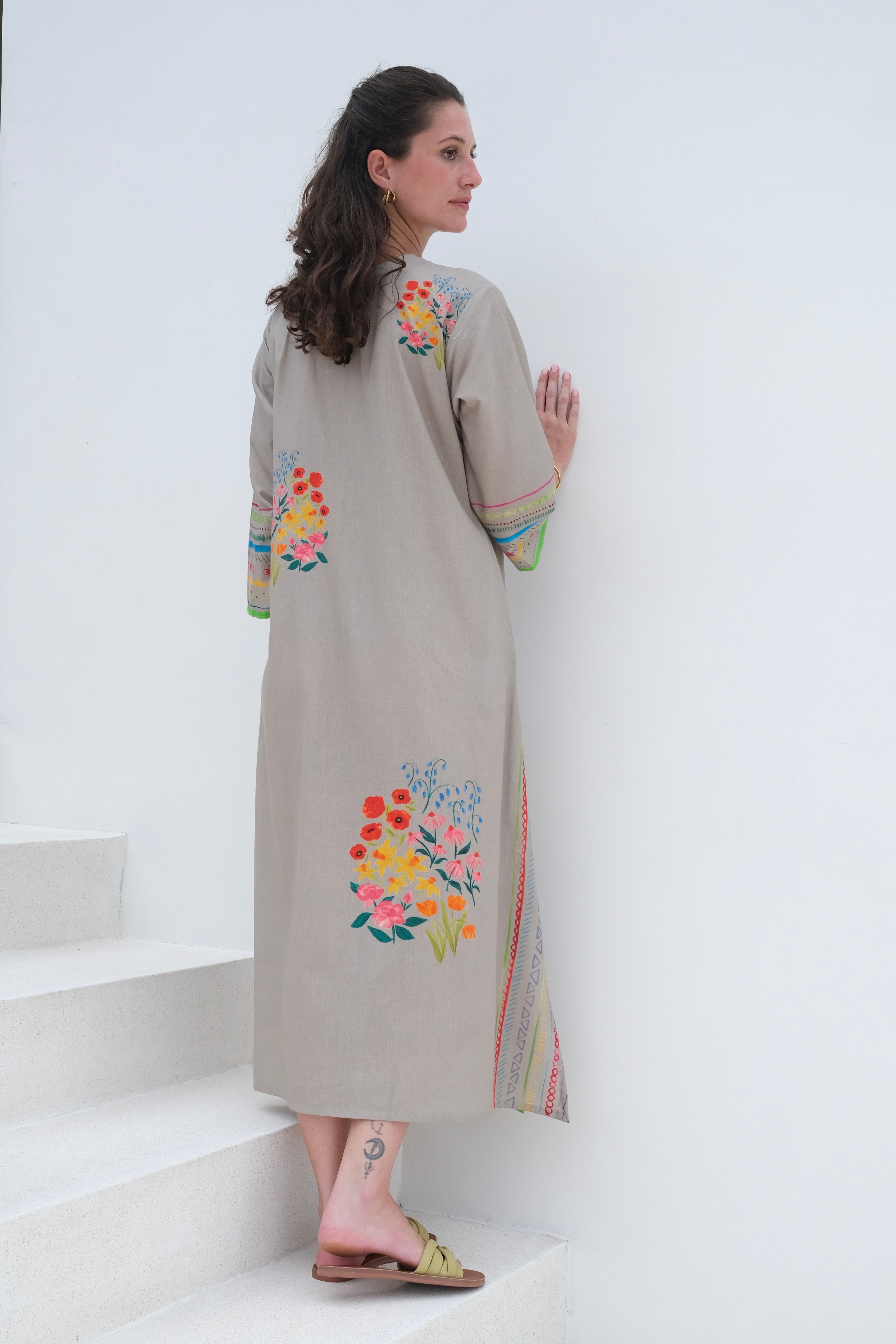 Positano Dress - Flowy Summer Maxi Dress for Women | Beach Vacation, Date Night & Casual Outings