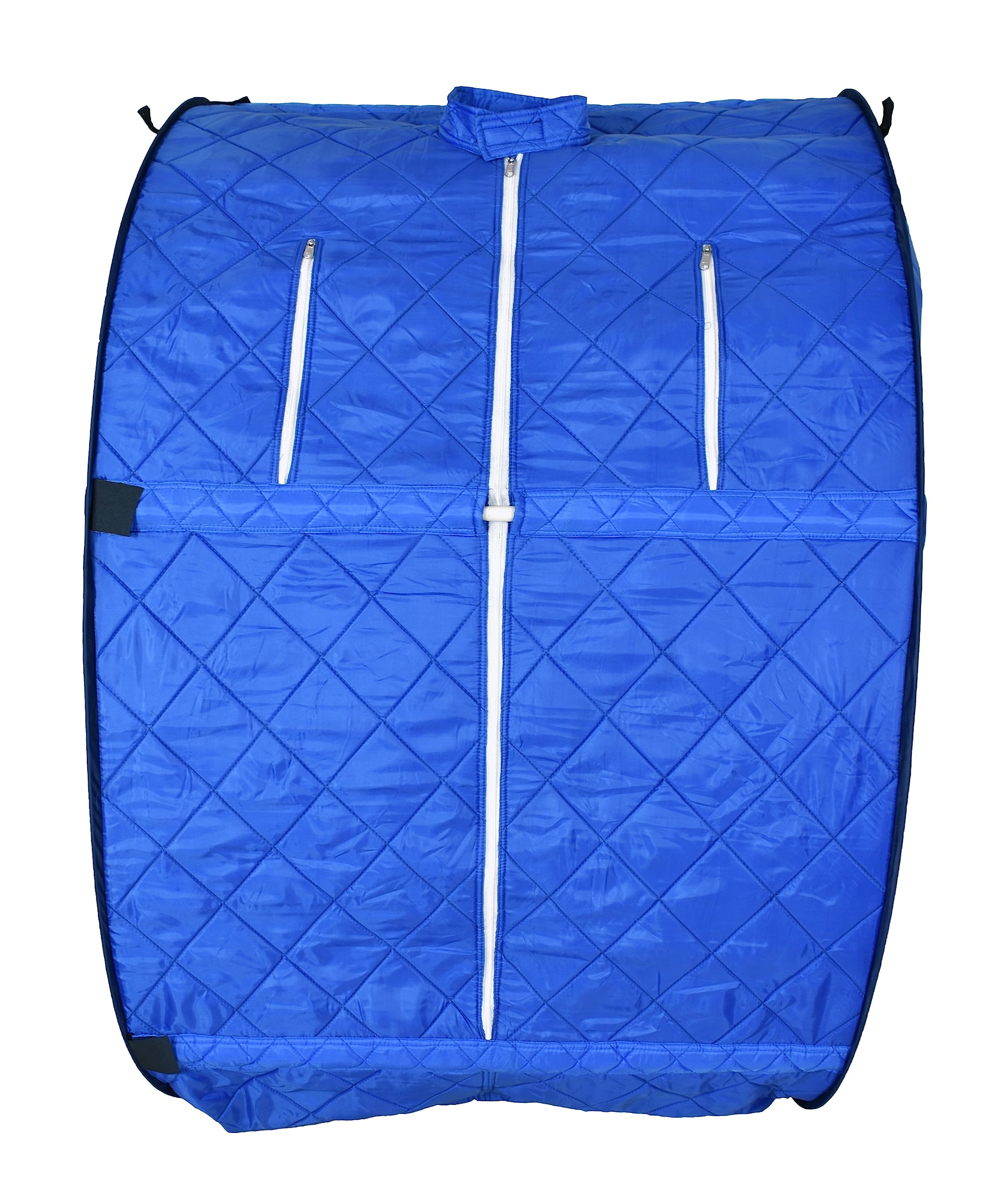 Portable Folding Steam Sauna Bath Spa for Full Body Detox Therapy - Home Relaxation & Beauty Care with Cooler & Foam (Blue) | Perfect for Home Spa, Weight Loss & Stress Relief