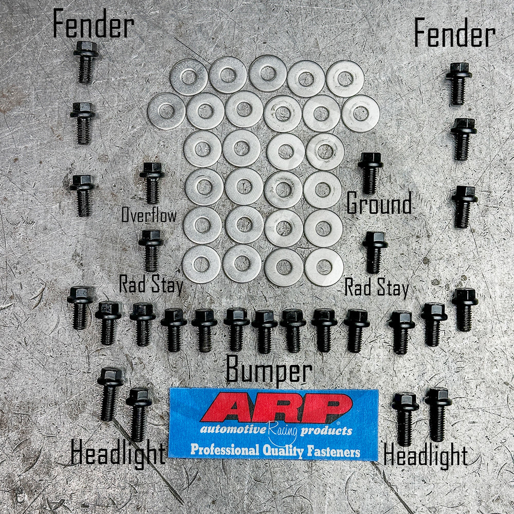 ARP Engine Bay Bolts Kit for 1994-2001 Acura Integra DC2 - 6 Point Dress Up Bolts - Upgrade Your Car's Engine Bay Appearance - Perfect for Car Shows & DIY Auto Enthusiasts