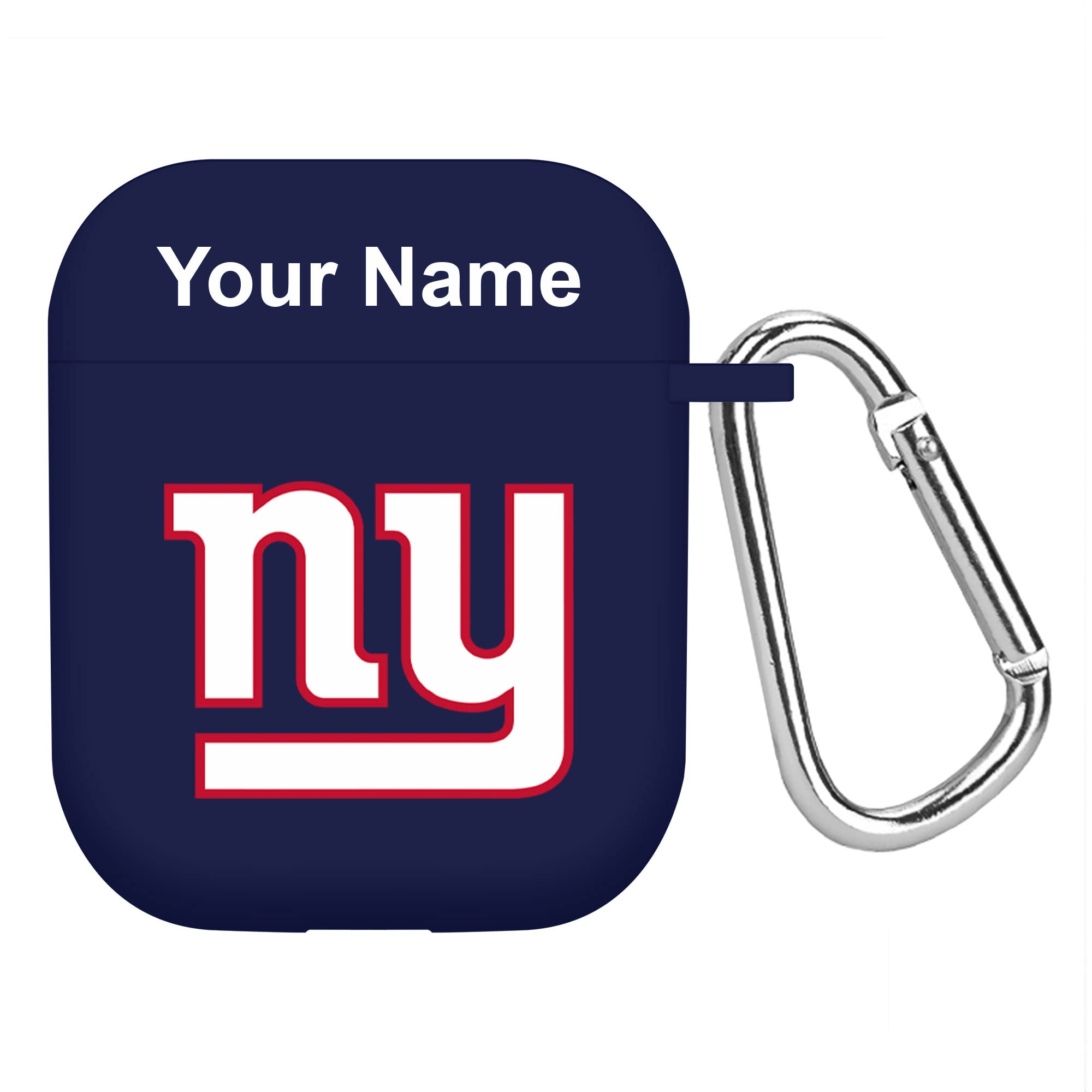 New York Giants AirPods Case Cover for Gen 1&2 - Navy Blue - Perfect for NFL Fans & Game Days