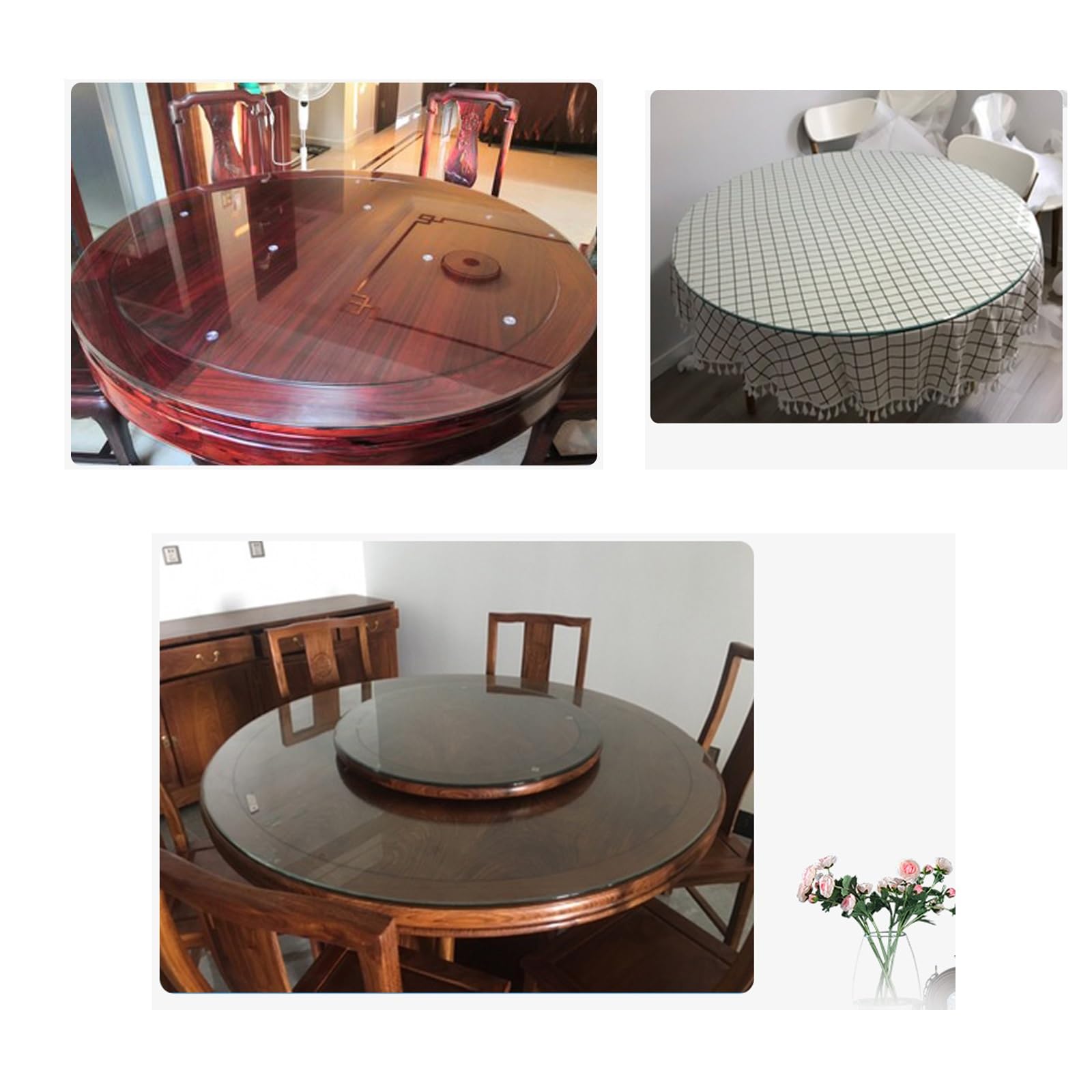 **Round Tempered Glass Table Top - 19.6