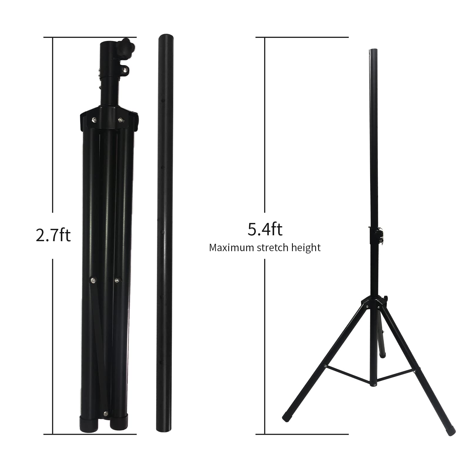 2 Pack Basketball Shot Clock Timer with 14/24 Second Countdown, Portable Buzzer & Tripod Mount (Includes 1 Tripod) - Perfect for Games, Practice, and Training Sessions