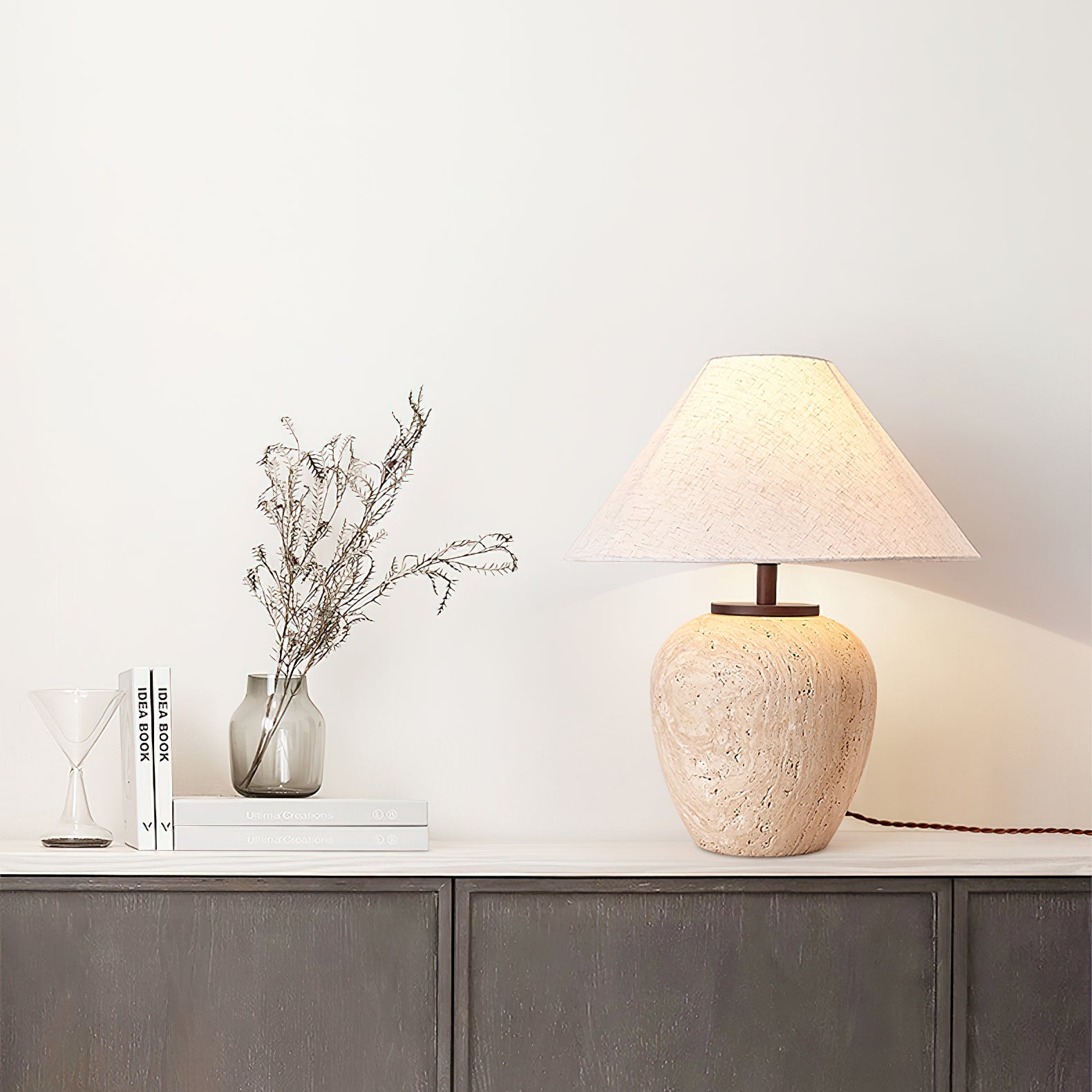 Modern AOJI Table Lamp - Adjustable LED Desk Light with USB Port, Touch Control & 3 Color Temperatures for Home Office, Bedroom, Study Room & Reading