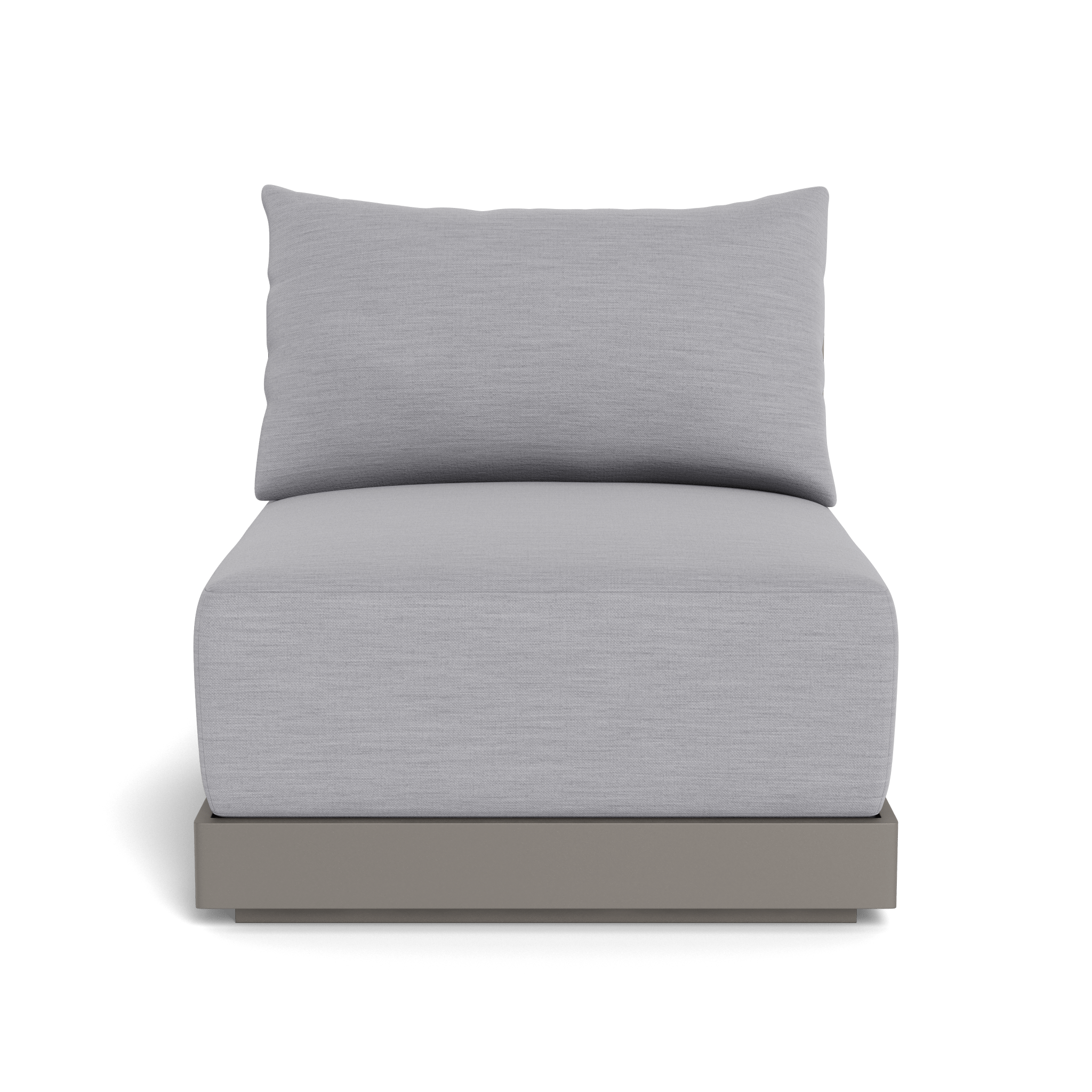 Antigua Armless Single Sofa Chair - Modern Accent Chair for Living Room, Bedroom, or Office - Perfect for Small Spaces and Relaxing