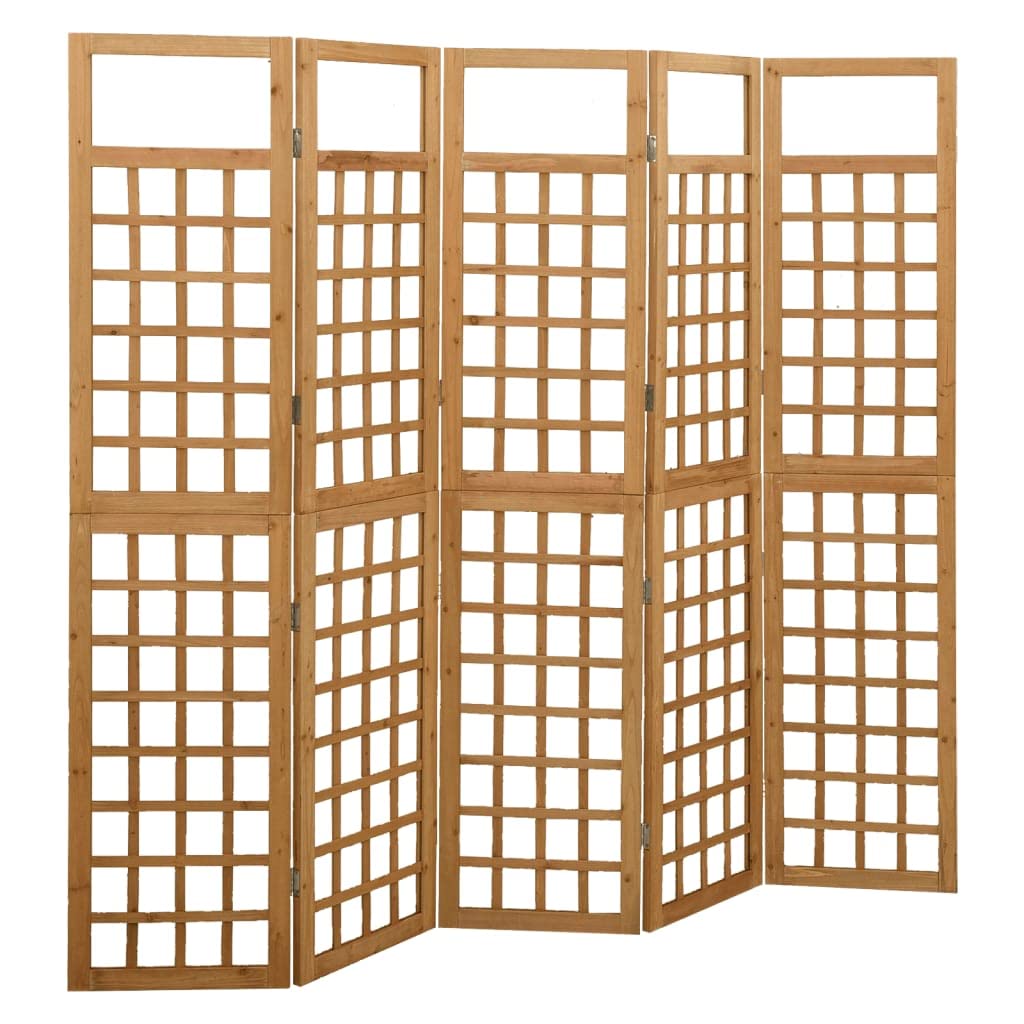 5-Panel Folding Room Divider - 79.3