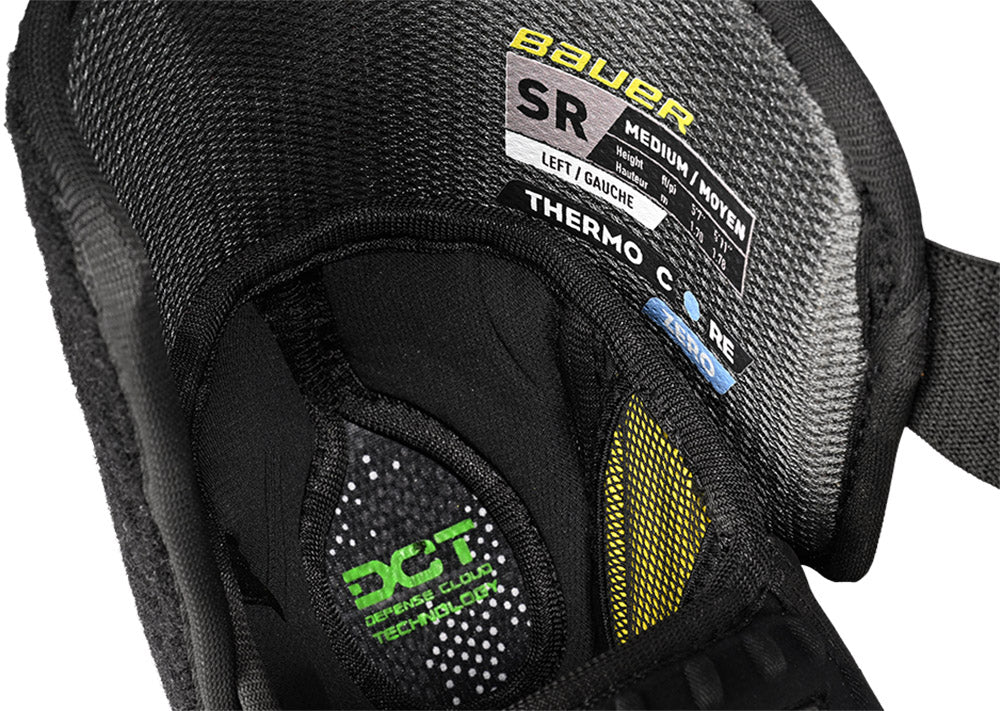 Bauer Supreme Mach Intermediate Ice Hockey Elbow Pads - Protective Gear for Youth & Adult Players - Perfect for Training, Games & Competitive Play