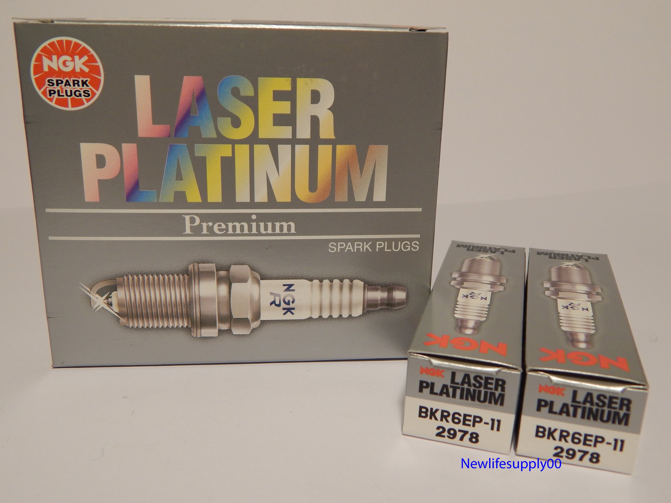 NGK 2978 Laser Platinum Premium Spark Plugs BKR6EP-11 - 6 Pack for High Performance Cars, Trucks & SUVs | Improved Fuel Efficiency & Engine Power | Perfect for Honda, Toyota, Ford & More