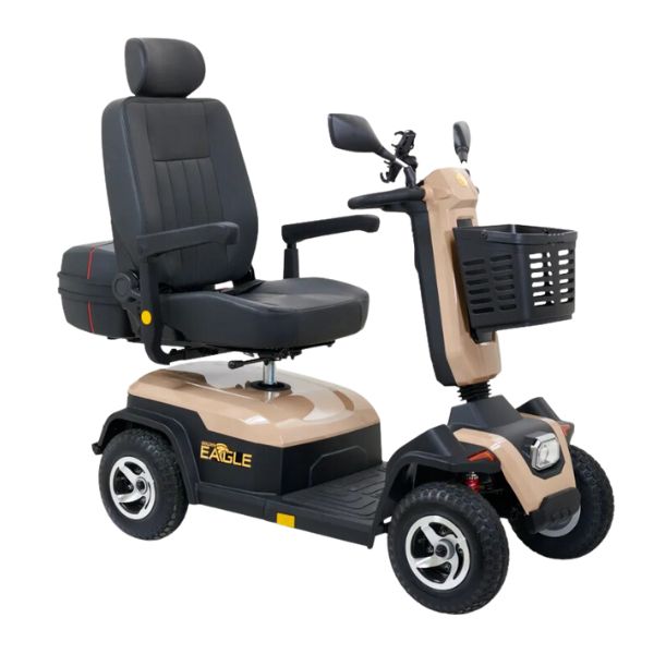 Golden Technologies Eagle 4 Wheel Mobility Scooter - Lightweight Electric Scooter for Adults & Seniors - Indoor/Outdoor Use for Shopping, Travel & Daily Mobility