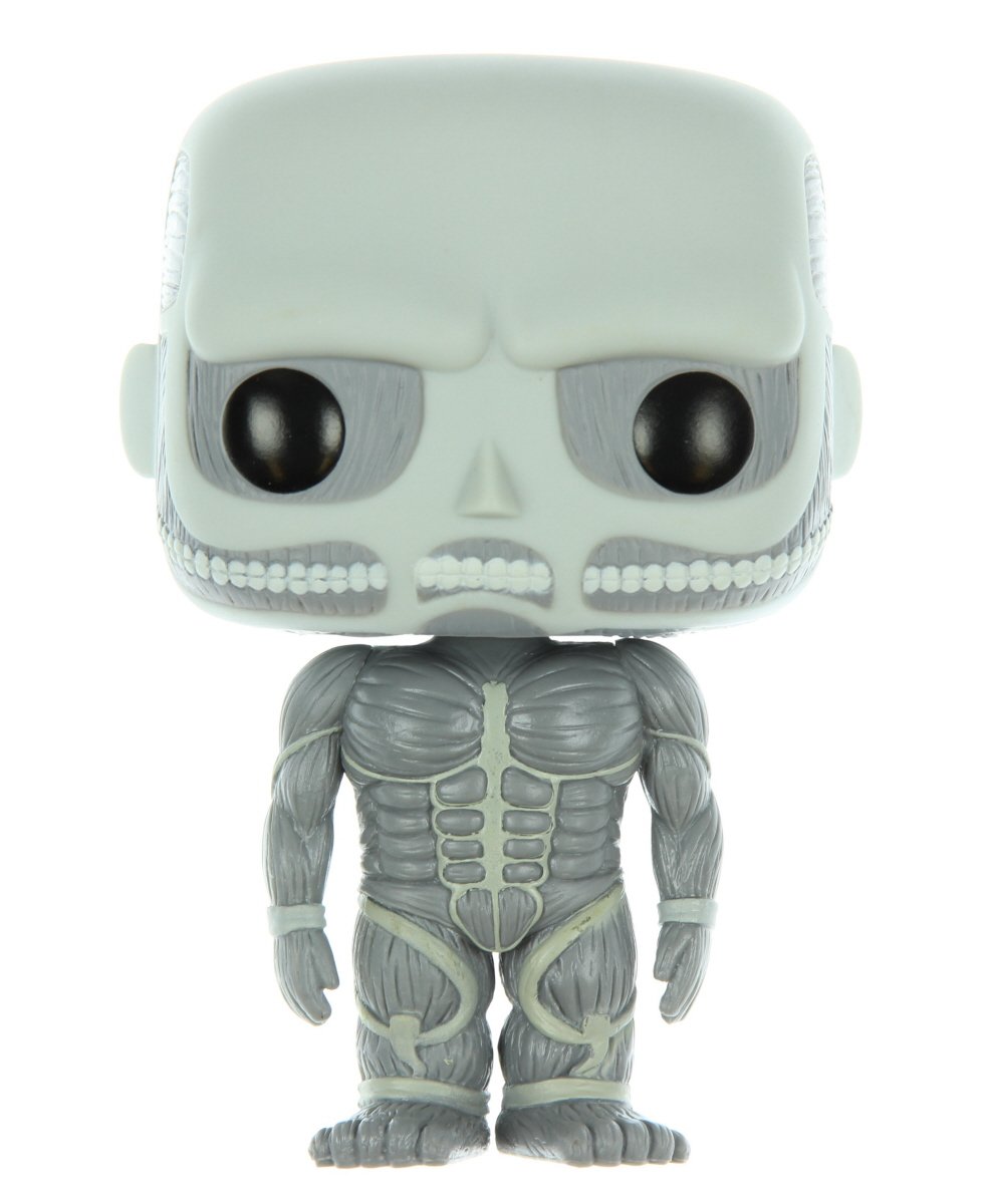 Funko POP Anime: Attack on Titan - 6-Inch Colossal Titan Collectible Vinyl Figure - Exclusive Greyscale Edition - Perfect for Anime Fans, Display & Gift Giving