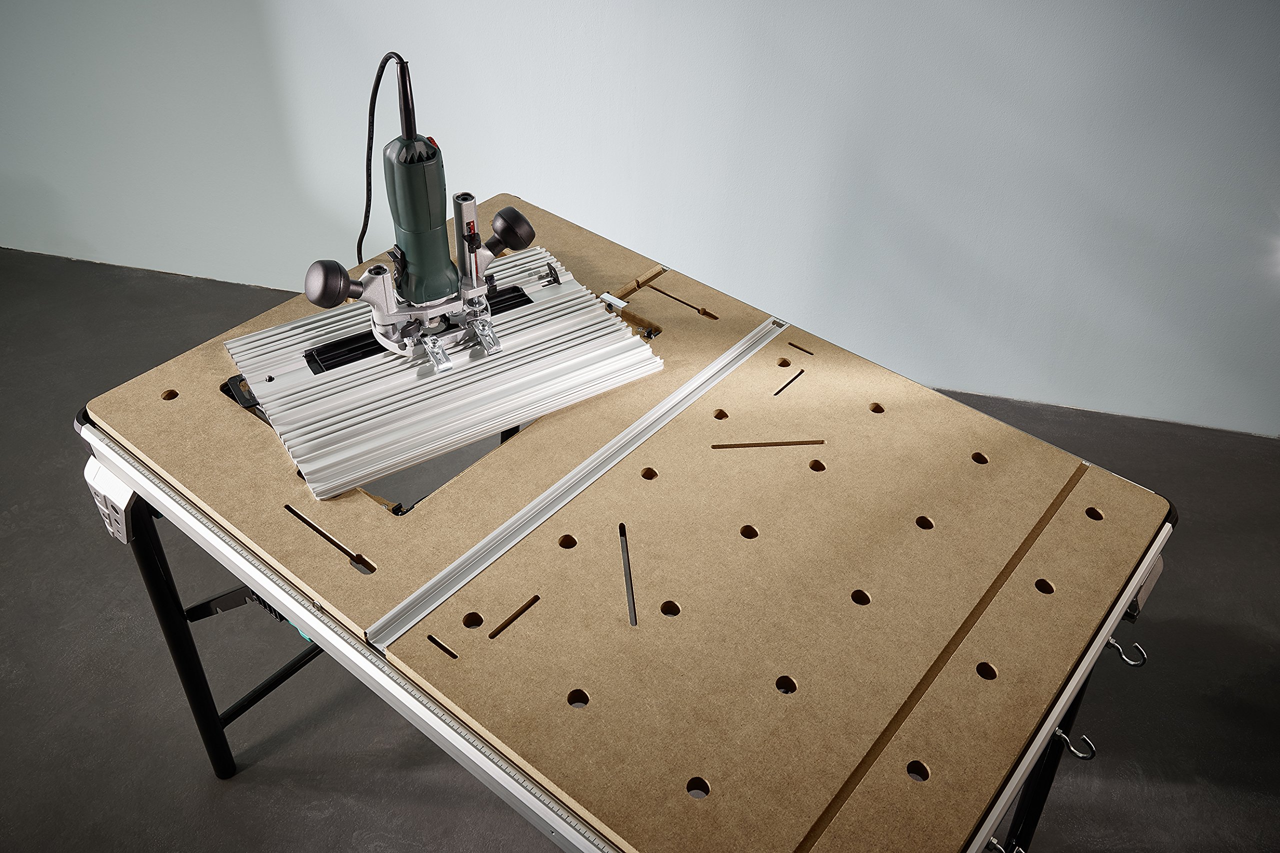 MASTER Cut 2500 Professional Saw Table & Workstation - Heavy Duty Woodworking Bench for DIY Projects & Home Workshops