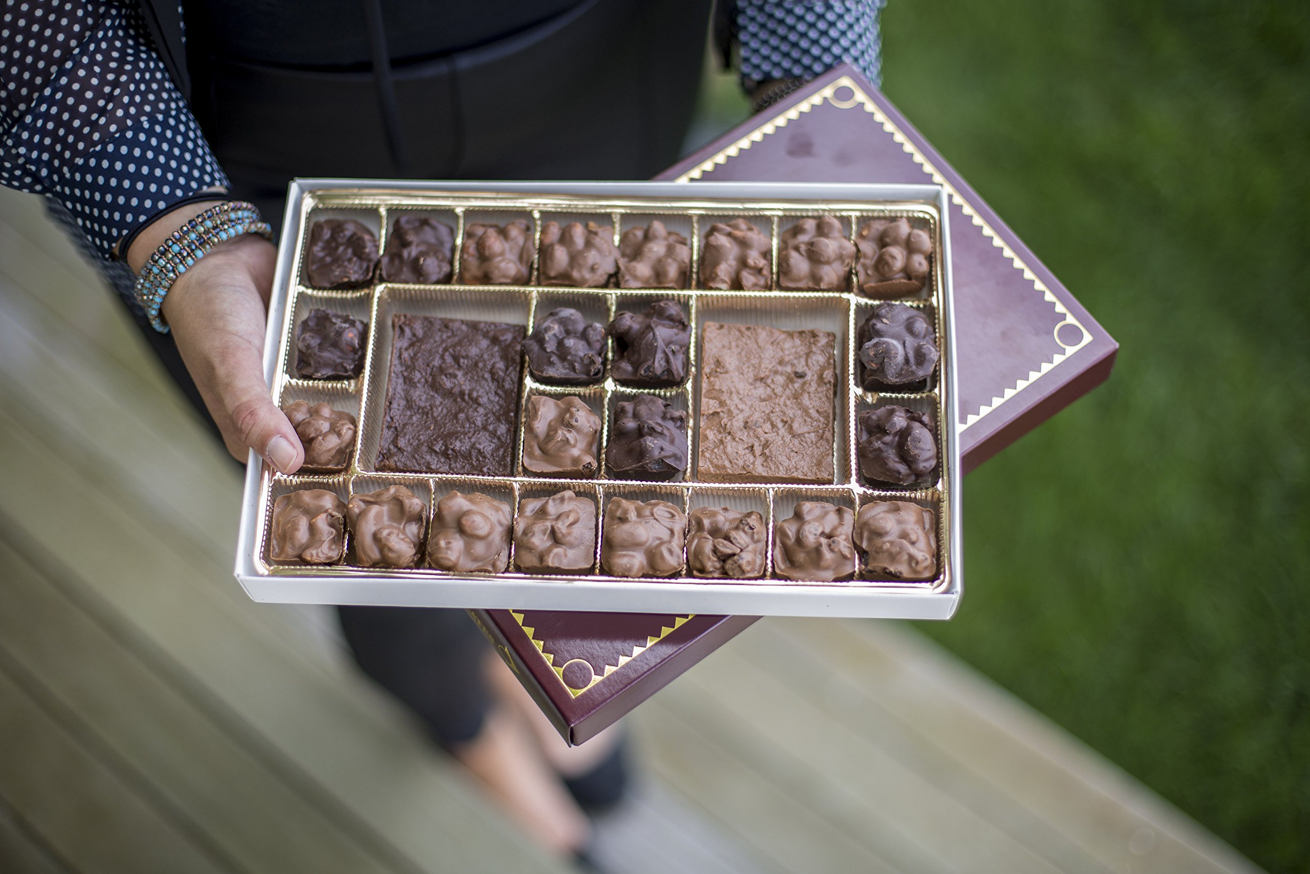 Chocolate of the Month Club - 3 Month Subscription - 1 Pound Fresh Handmade Gourmet Chocolates Delivered Monthly | Perfect Gift for Holidays, Birthdays & Chocolate Lovers
