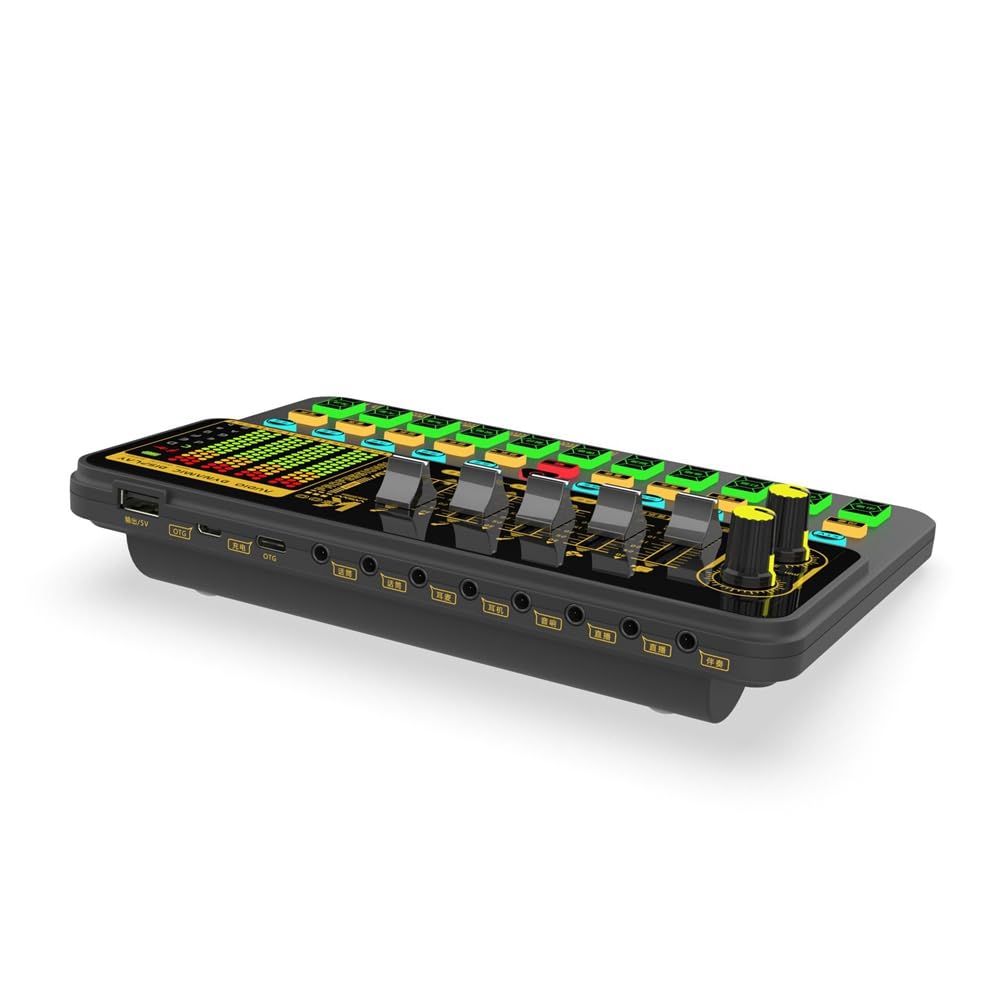 Xptieeck K500 Sound Effects Board - Voice Changer & Live Sound Card for Phone/Computer - Perfect for Gaming, Live Streaming, Podcasting, and Karaoke