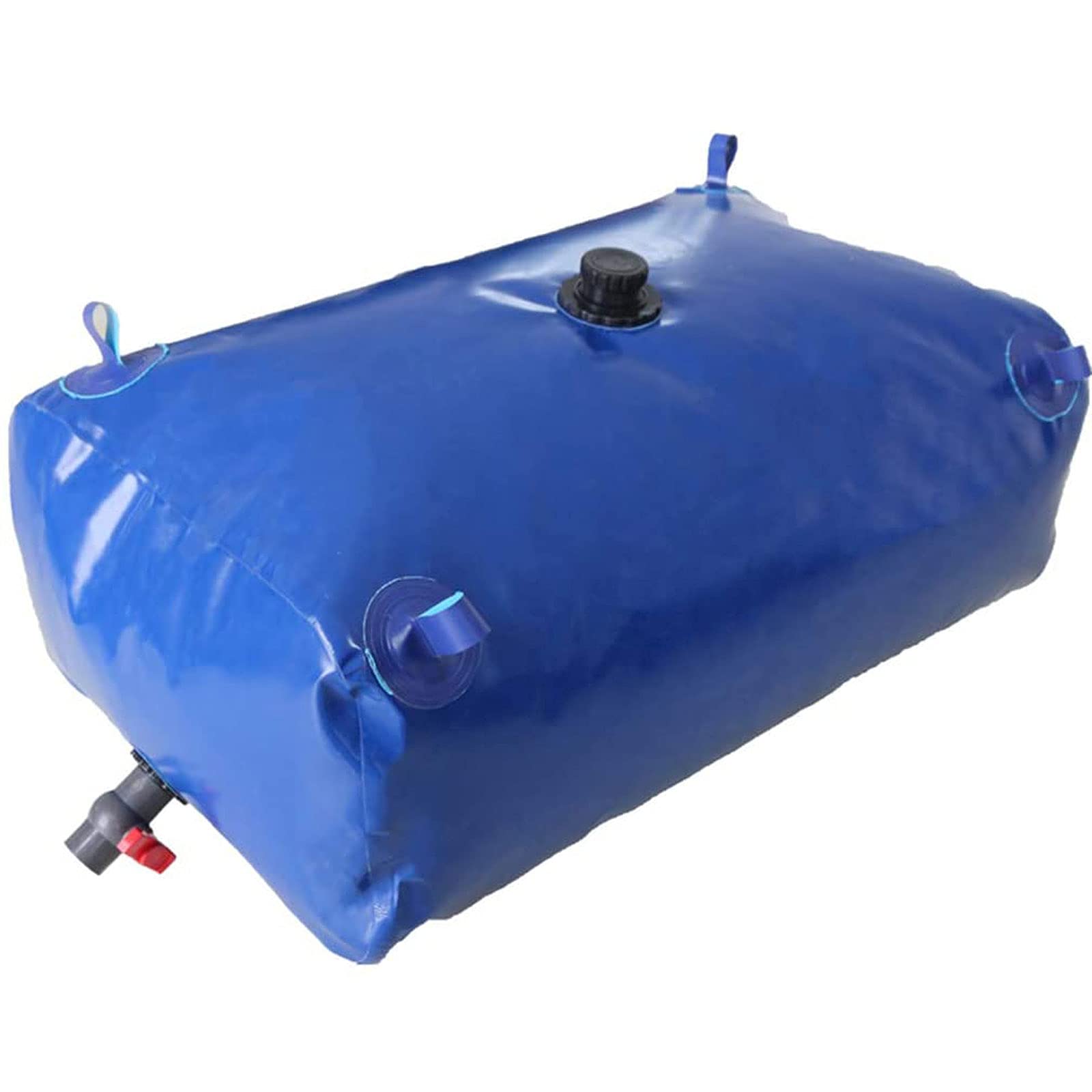 HEcSHENG 110L Portable Emergency Water Storage Tank - Large Capacity Foldable PVC Water Container with Valve, Fireproof & Durable 0.9mm Material - Perfect for Camping, Disaster Preparedness, Firefighting & Outdoor Activities