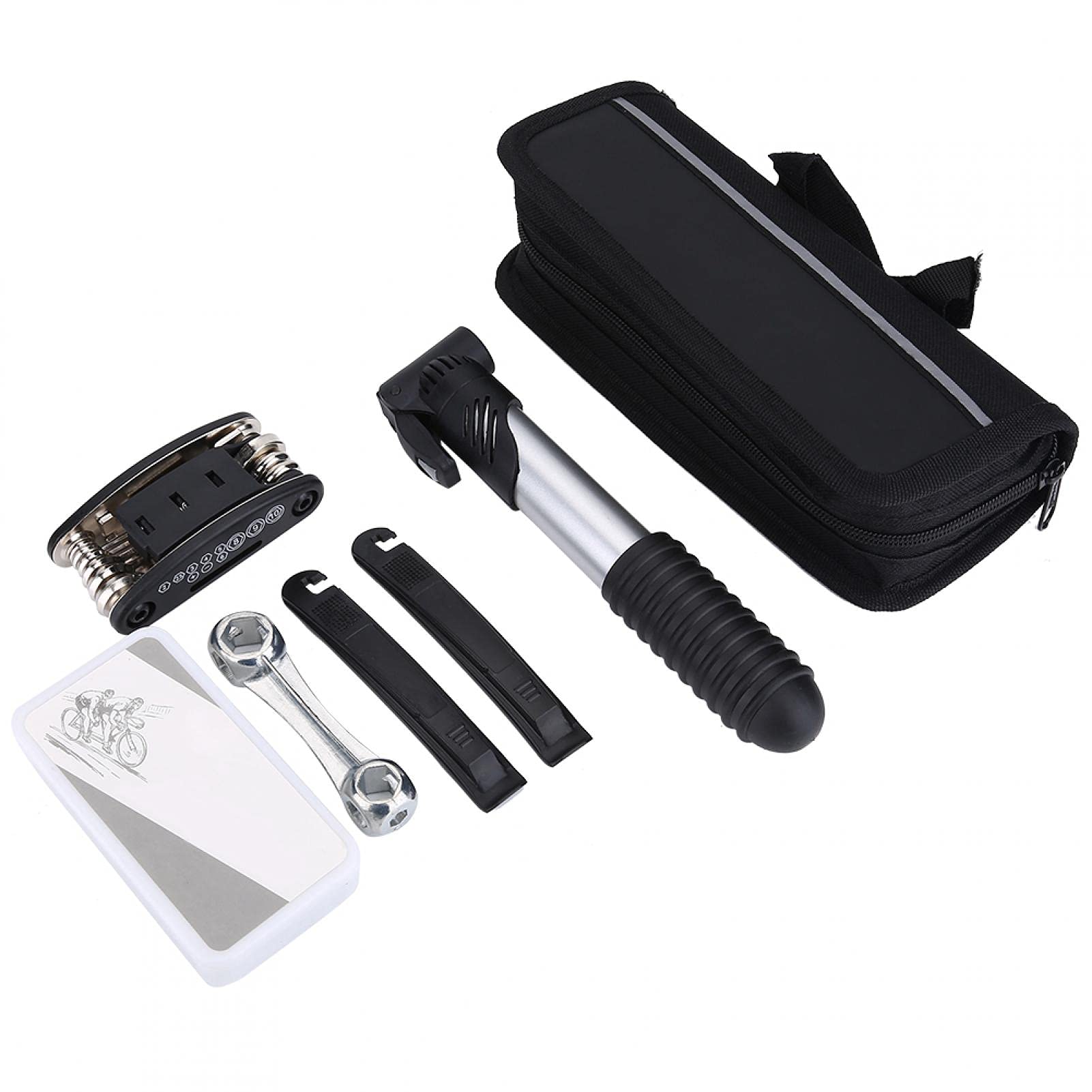 Sugoyi 16-in-1 Bike Repair Kit - Professional Cycling Tool Set for Mountain, Road & Camping Bikes - Essential Bicycle Maintenance Accessories for Travel & Emergency Repairs